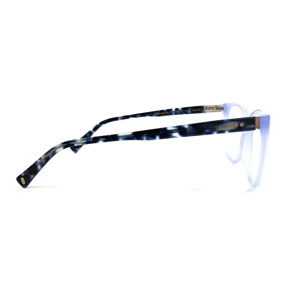 Erkers Eyeglasses Frames CHAIN OF ROCKS Wednesday Matte Blue 54-18-146